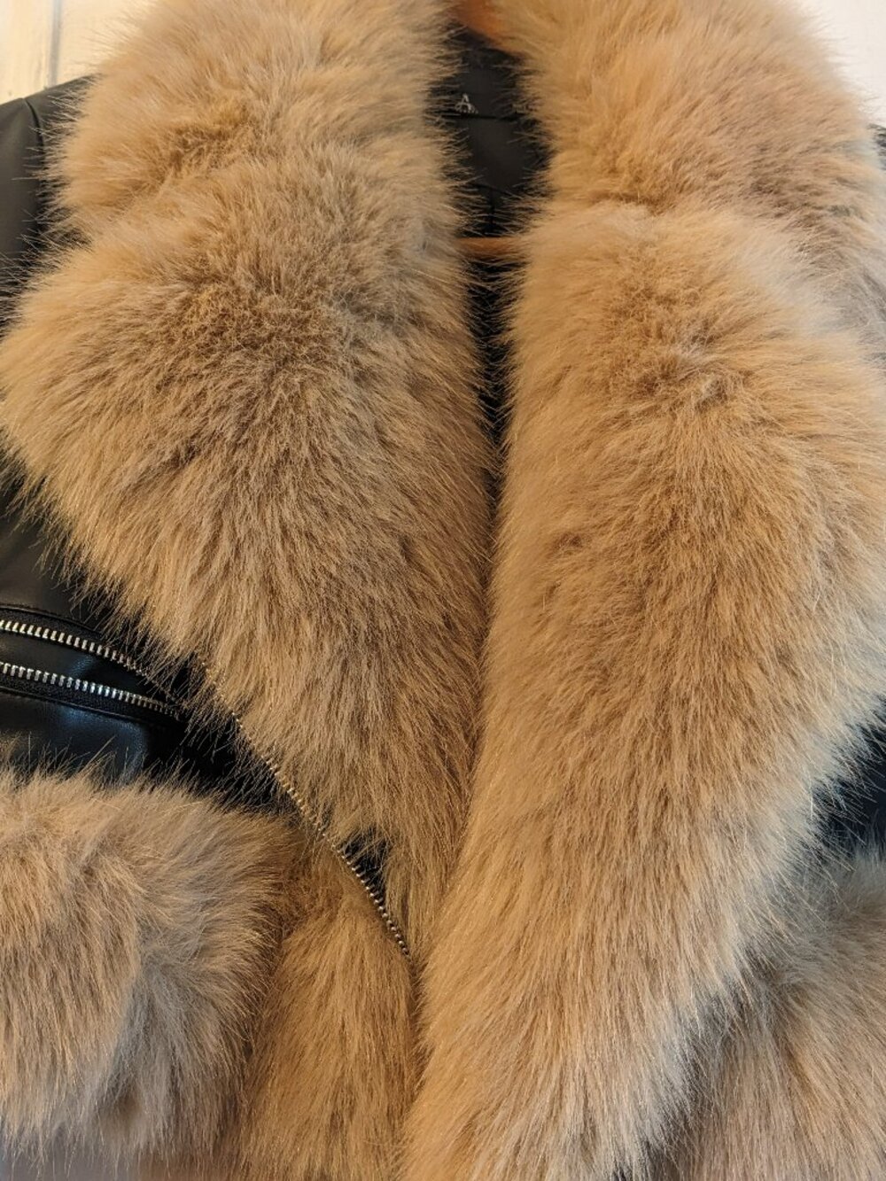 Shearling Faux Fur Cropped Jacket